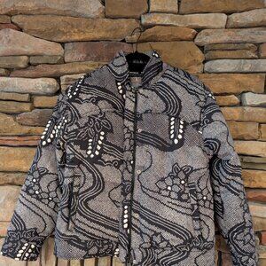 NWOT Free People Bunny Slope Printed Puffer Jacket Size Small